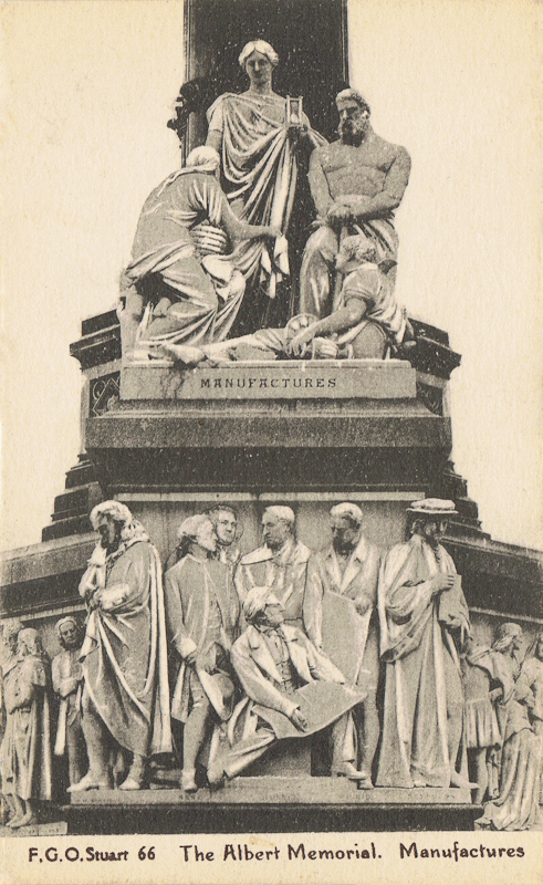 The Albert Memorial, Manufactures