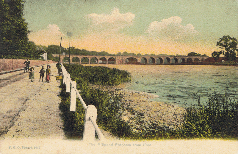 The Millpond Fareham, from East