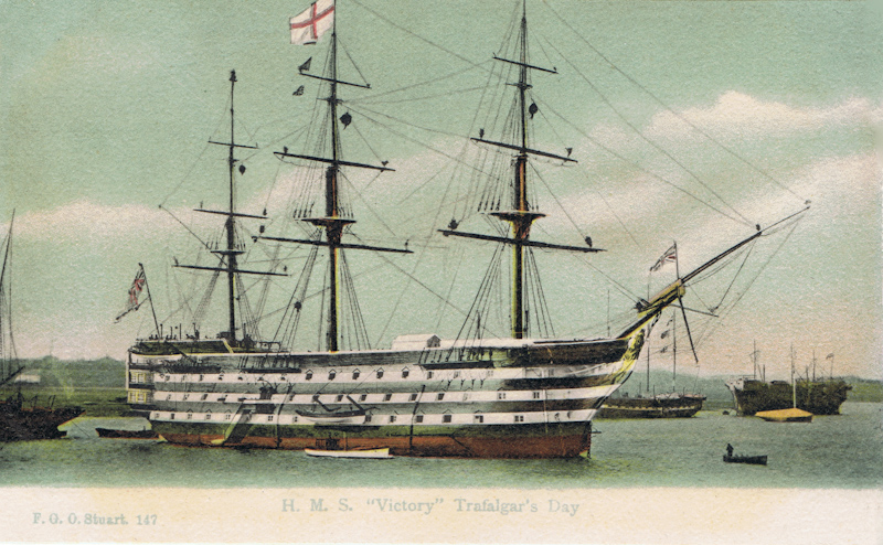 H.M.S "Victory", Trafalgar Day