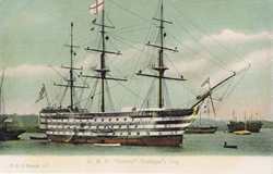 147  -  H.M.S "Victory", Trafalgar Day