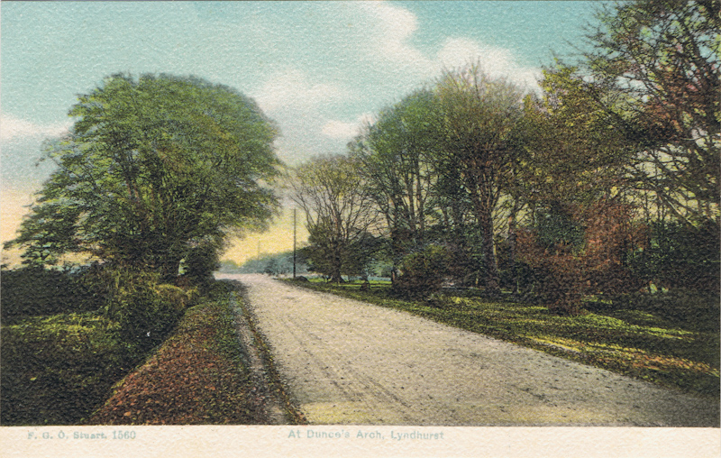 At Dunce's Arch, Lyndhurst