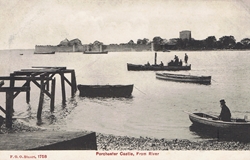 1758  -  Portchester Castle From River