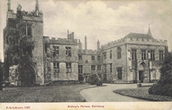 1827  -  Bishop's Palace, Salisbury