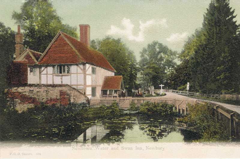 Newtown Water and Swan Inn Newbury