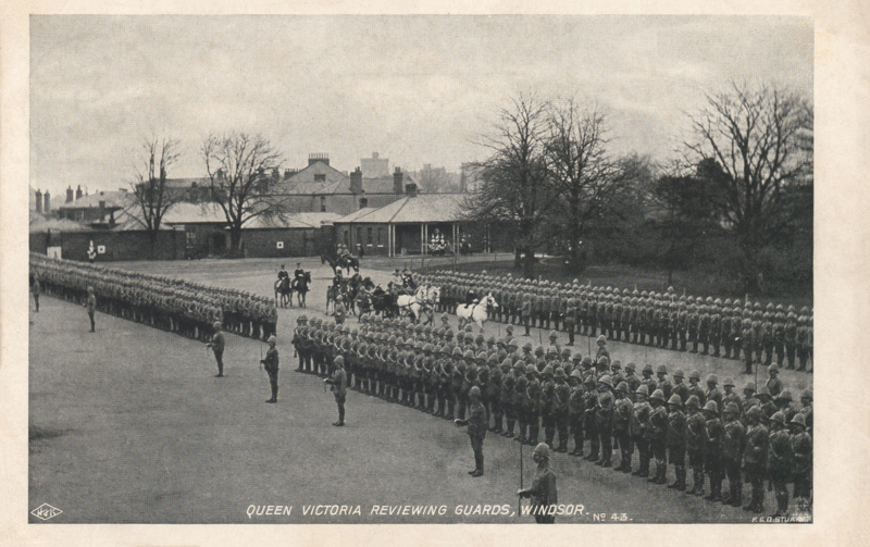 Queen Victoria Reviewing Guards