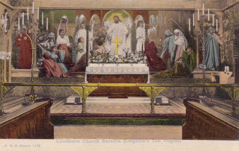 Lyndhurst Church Reredos (Leighton's Ten Virgins)