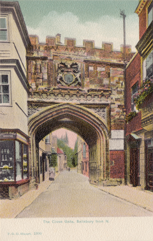 The Close Gate, Salisbury from N.