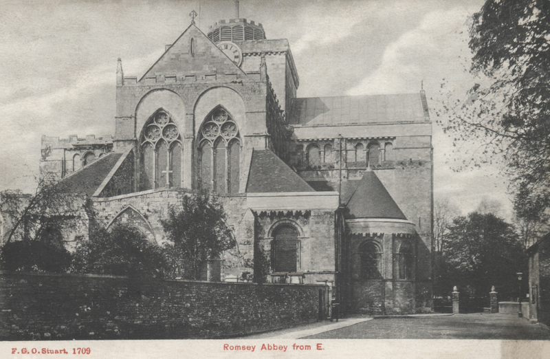 Romsey Abbey from E.