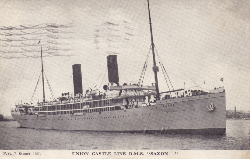 Union Castle Line R.M.S. "Saxon"