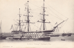 197  -  H.M.S. "Victory", Trafalgar's Day