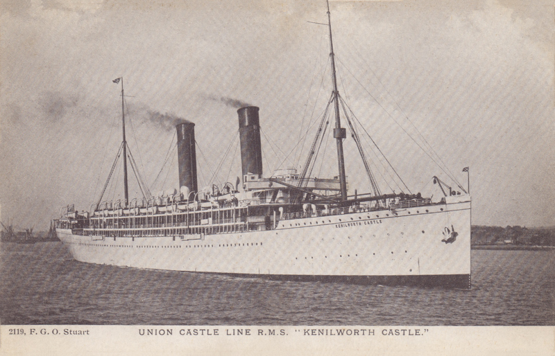 Union Castle Line R.M.S "Kenilworth Castle"