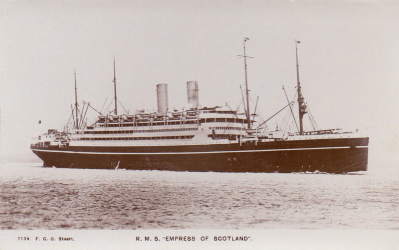R.M.S. "Empress of Scotland"