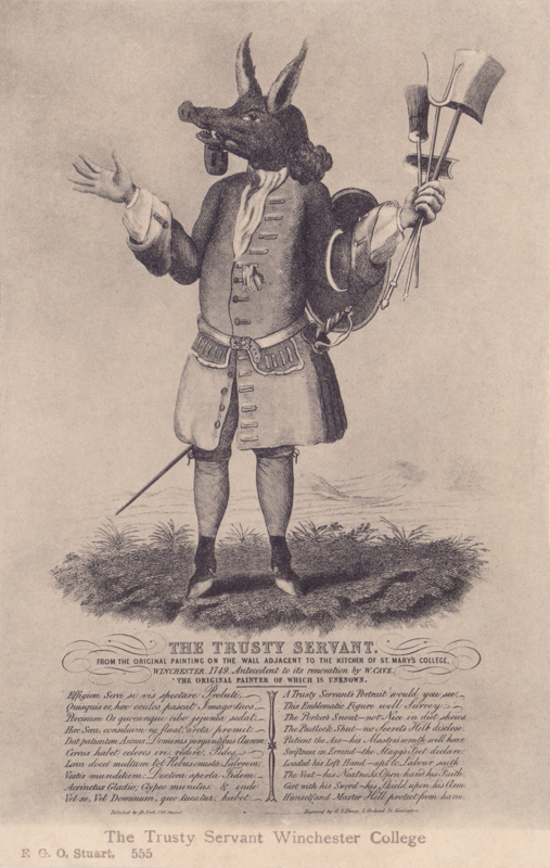 The Trusty Servant, Winchester College
