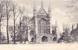 711  -  Winchester Cathedral, West Front