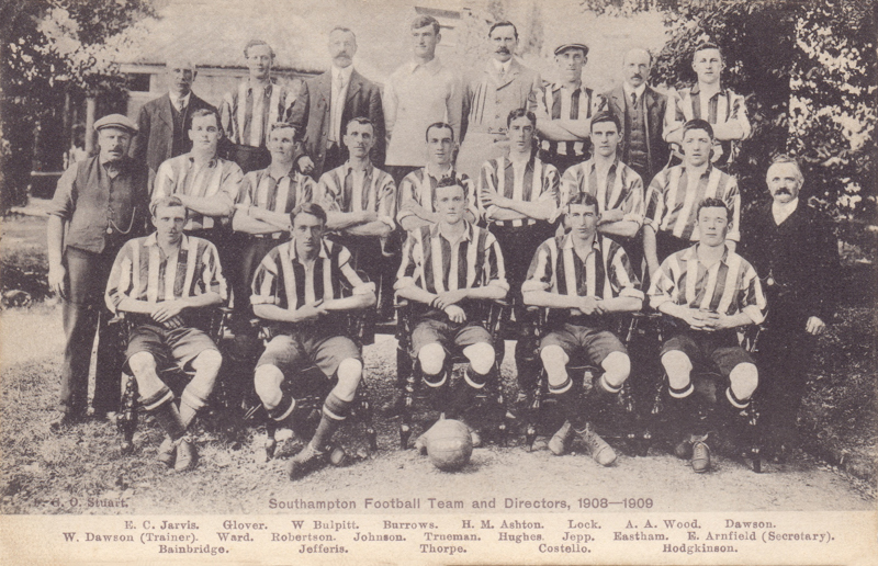 Southampton Football Team and Directors 1908-1909